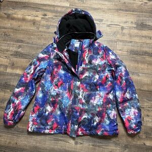 Mountain Hardware Snow Hooded Ski Jacket Women's Size 14